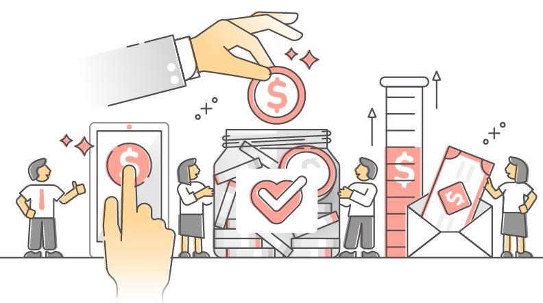 Imagem representando doações